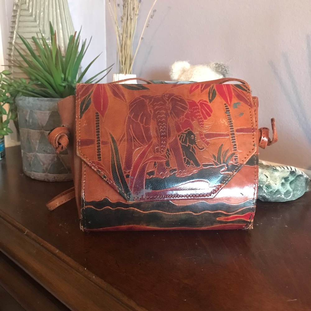 Elephant cross body bag